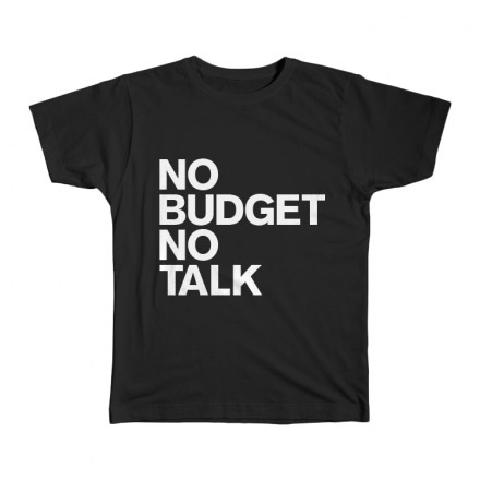 Buy T-Shirts For Graphic & Web Designers - No Budget, No Talk