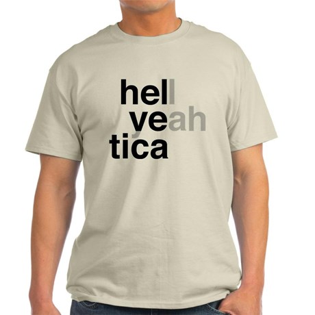 Buy T-Shirts For Graphic & Web Designers - Hell Yeah Vetica