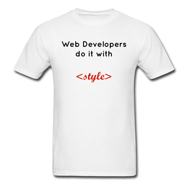 Buy T-Shirts For Graphic & Web Designers - Web Developers Do It With Style