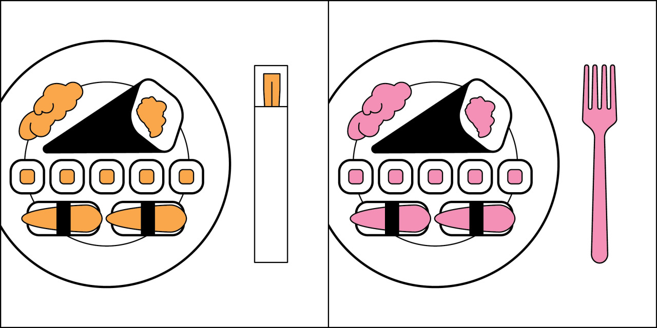 Two kinds of people - Chopsticks vs. Fork