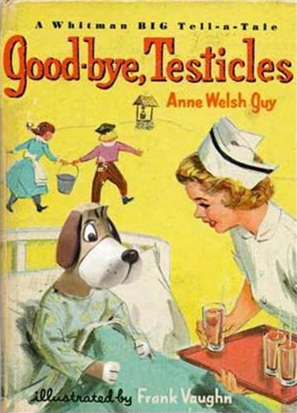 Worst/Funniest Book Titles & Covers - Goodbye Testicles
