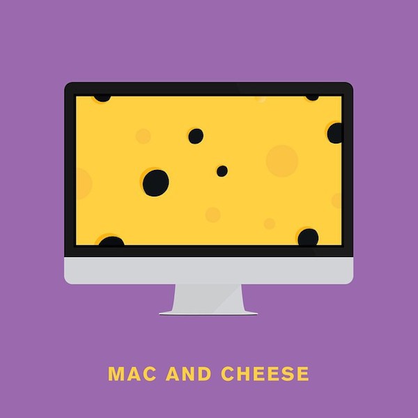 'Mac and cheese' from Punny Pixels, an illustrated series of visu...