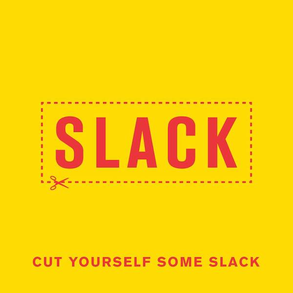 'Cut yourself some slack' by Punny Pixels, an illustrated series of visual puns.