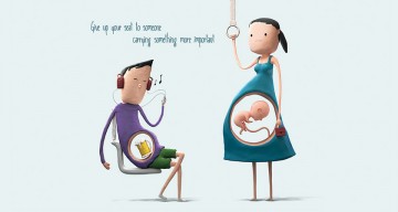 These Cute Illustrated Ads Remind Us To Give Up Our Seats To Pregnant Women