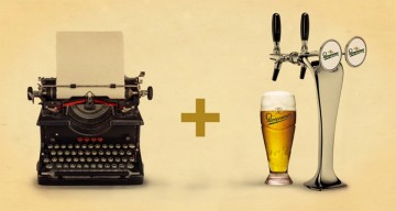For Writers: Czech Beer Company Creates Typewriter That Pours Beer As You Type