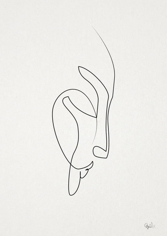 Amazing One-Line Illustrations Made With A Single, Continuous Pencil Stroke