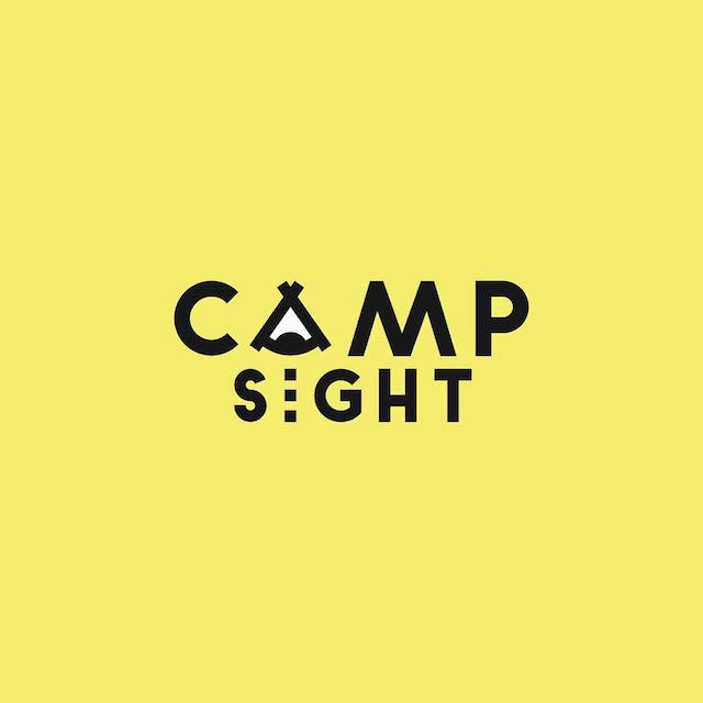 Clever Typographic Logos - Camp sight