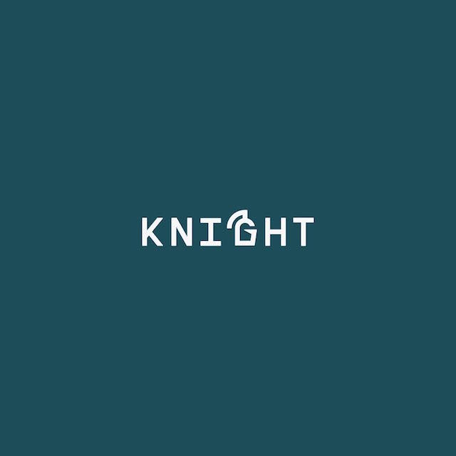 Clever Typographic Logos - Knight