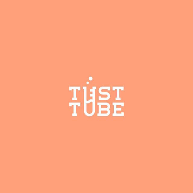 Clever Typographic Logos - Test tube