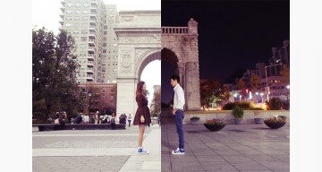 Couple In Long Distance Relationship Creates Adorable Combo Pics To Remain Connected