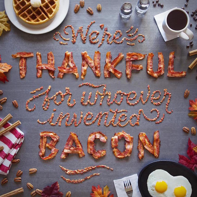 Beautiful Typographic Art Created With Food Items