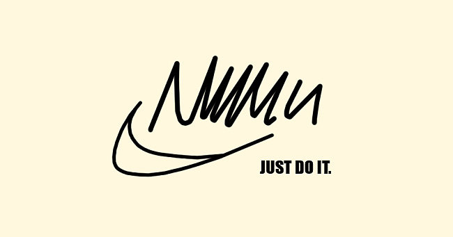 If doctors drew the Nike logo.