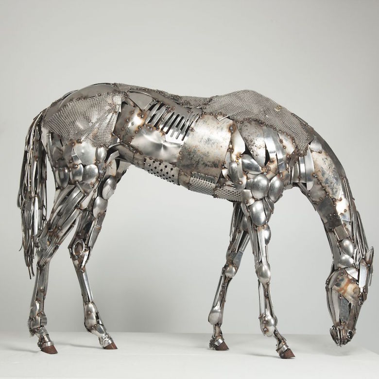 Scrap Metal Animal Sculptures - 5