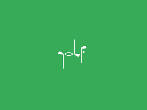 Clever and creative logos with hidden meanings and symbolism - Golf