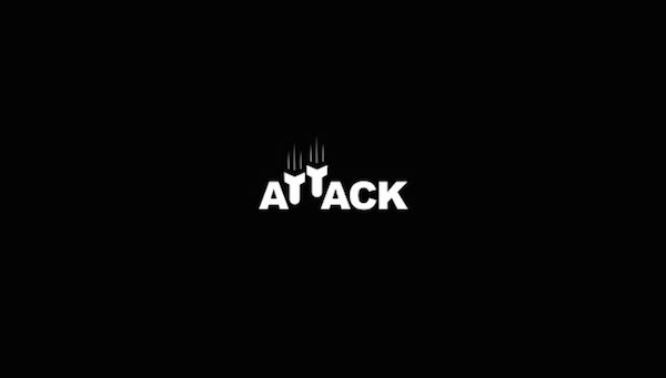 Clever and creative logos with hidden meanings and symbolism - Attack