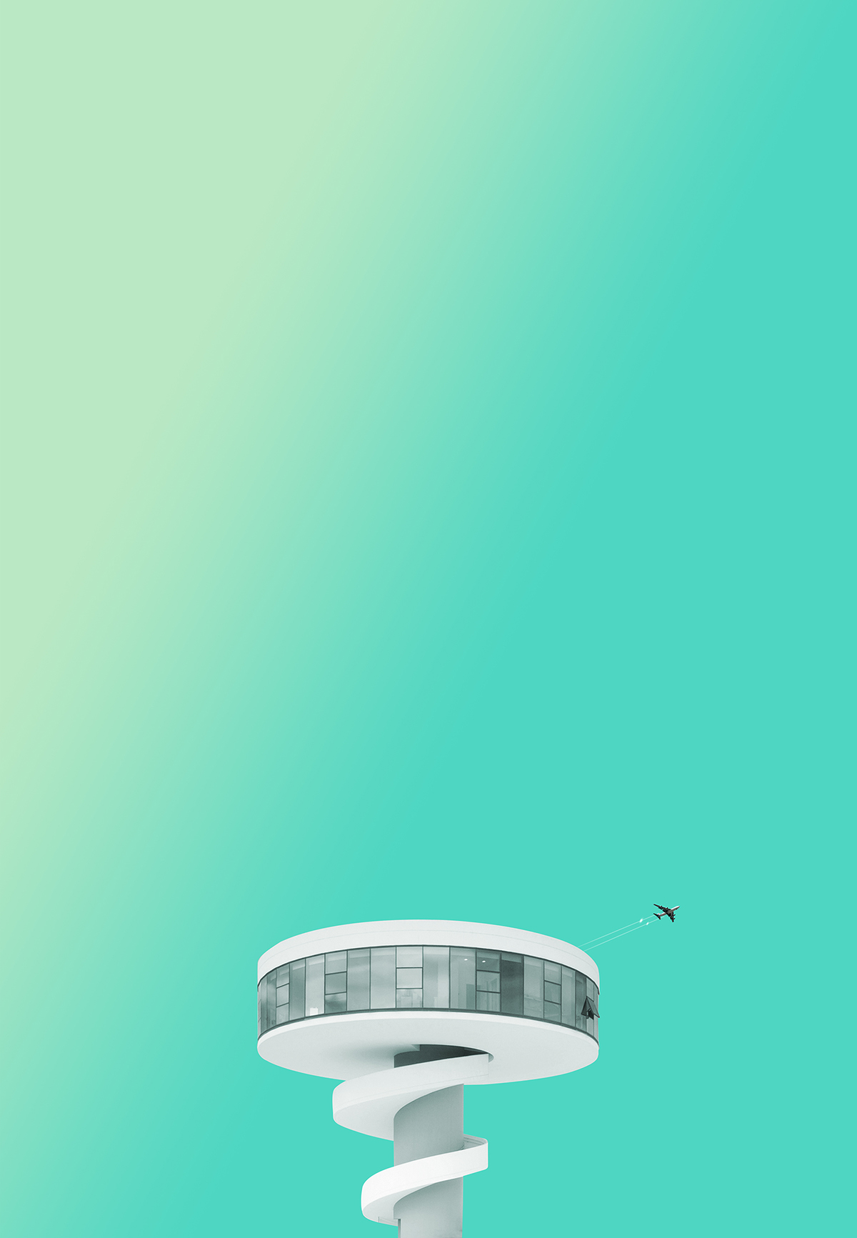 Art Director Creates Beautiful, Minimalist Images Of Architecture