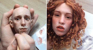 Russian Artist Creates Insanely Realistic Doll Faces That’ll Make You Go Wow