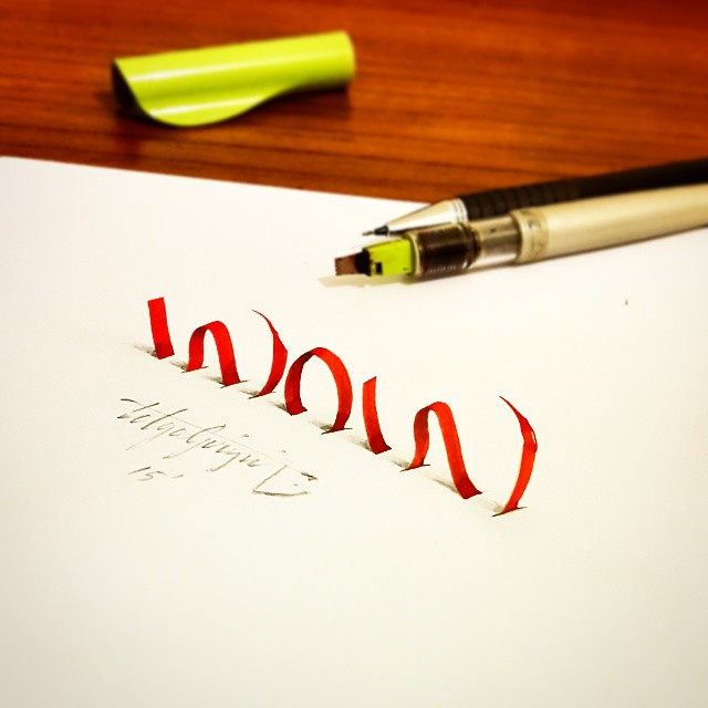 3d calligraphy and lettering by Tolga Girgin - 30