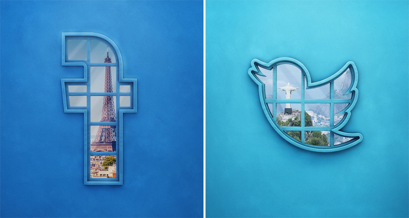 Brilliant Travel Ads Want You To Explore The World In Person, Not On Social Media cvc-travel-agency-the-world-is-outside