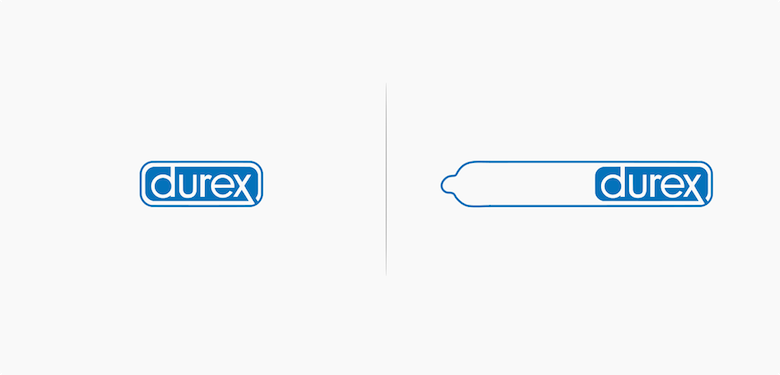 Famous logos affected by their products - Durex