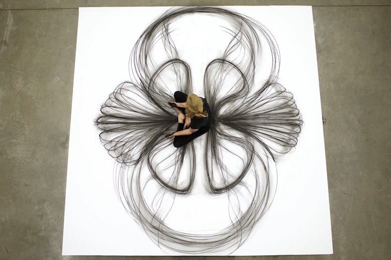 Dance movement art; Charcoal drawings by Heather Hansen - 13