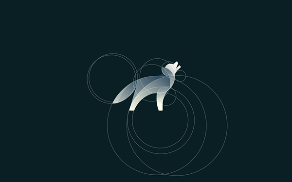 Beautiful Vibrant Animal Logos Based On The Golden Ratio