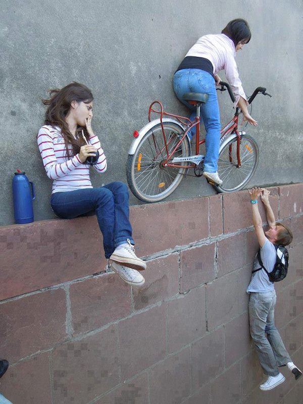 Forced perspective, perfectly timed photos taken at a creative-angle - 21