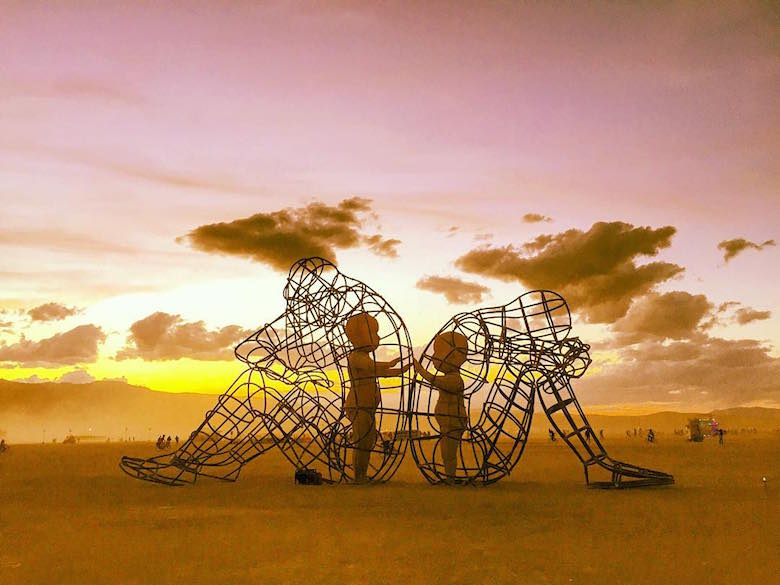 Love - Burning Man Sculpture (Inner Child) - 1