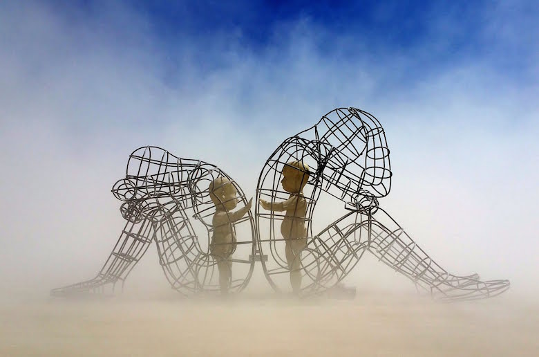 Love - Burning Man Sculpture (Inner Child) - 2