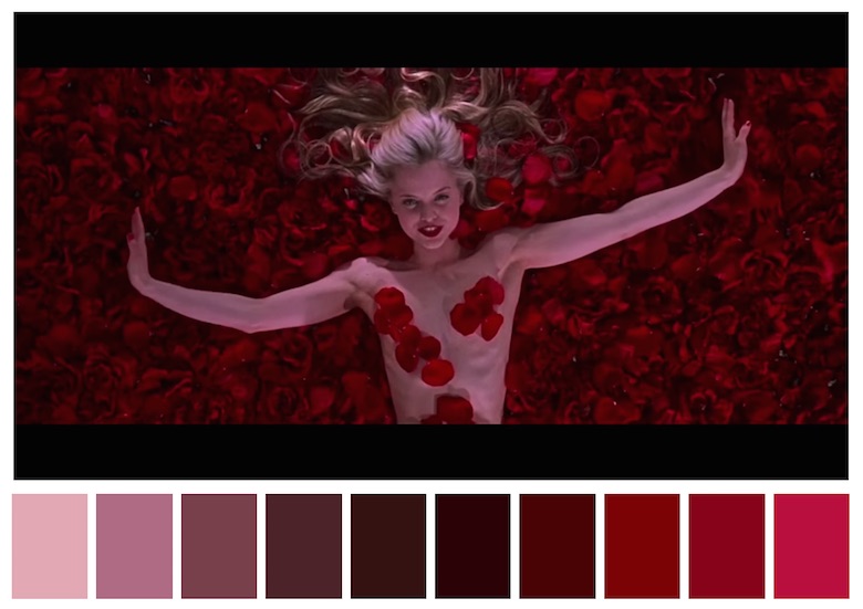 Cinema Palettes: Color palettes from famous movies - American Beauty