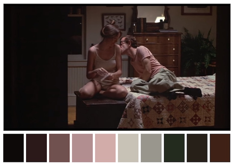 Cinema Palettes: Color palettes from famous movies - Annie Hall