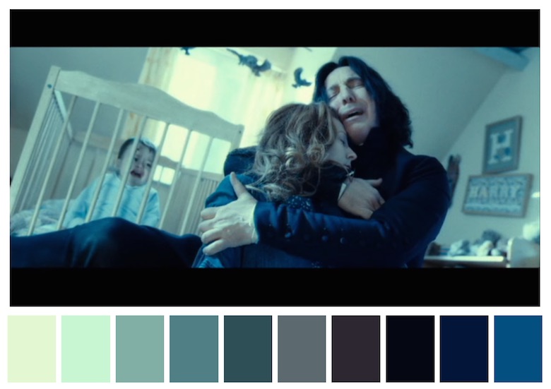 Cinema Palettes: Color palettes from famous movies - Harry Potter and The Deathly Hallows-part-2