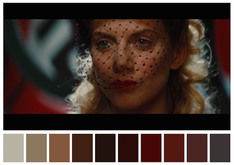 Cinema Palettes: Color palettes from famous movies - Inglourious Basterds