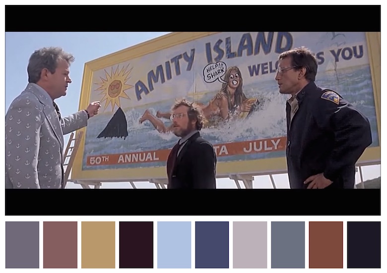 Cinema Palettes: Color palettes from famous movies - Jaws