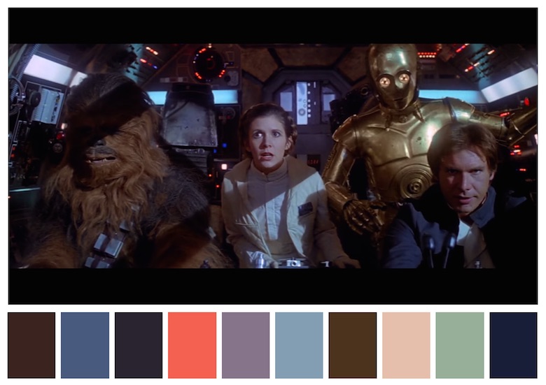 Cinema Palettes: Color palettes from famous movies - Star Wars - Episode V - The Empire Strikes Back