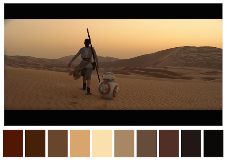 Color Palettes From Famous Movies Show How Colors Set The Mood Of