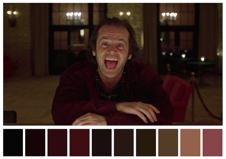 Cinema Palettes: Color palettes from famous movies - The Shining