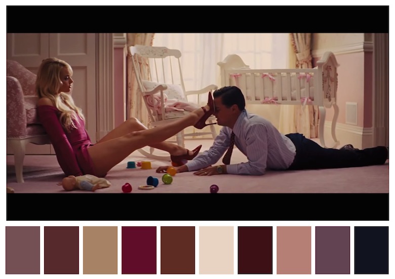 Cinema Palettes: Color palettes from famous movies - The Wolf of Wall Street
