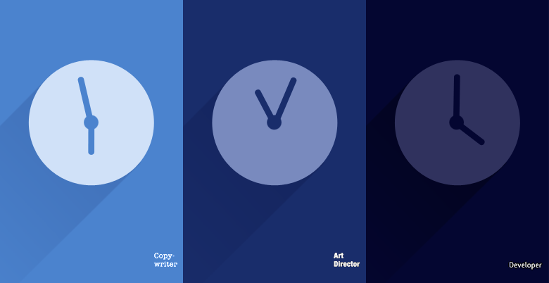 Differences between a copywriter, art director and a developer - 11