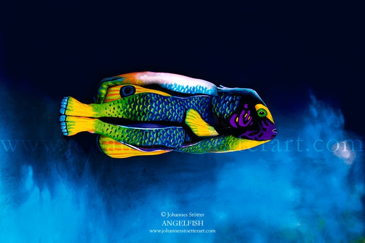 Ocean Inspired Body Painting & Body Art