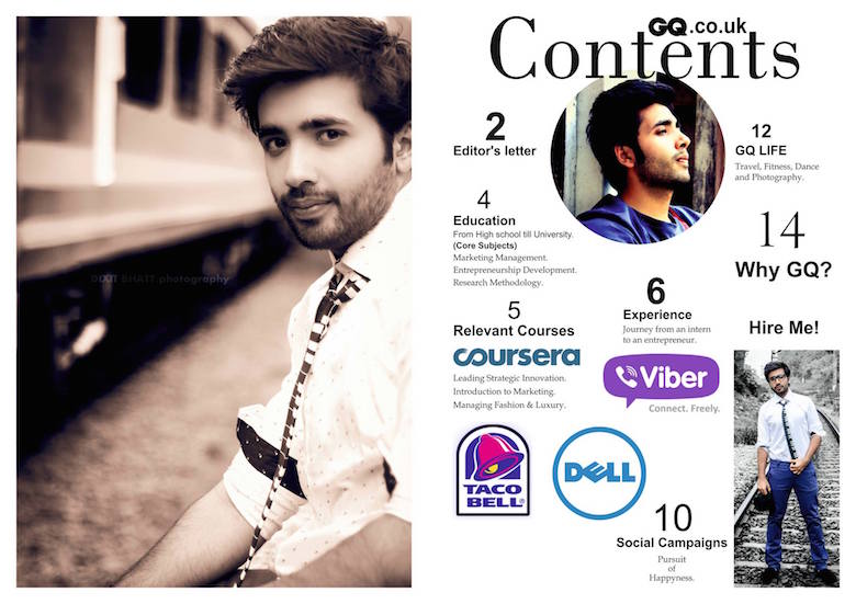 Sumukh Mehta - GQ Resume - Inner Page 1