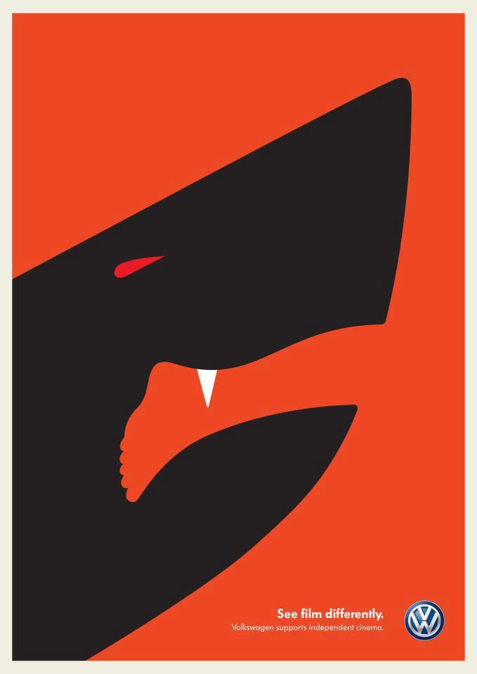 negative space poster