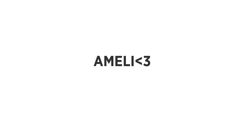 Typographic movie names/titles/logos - Amelie