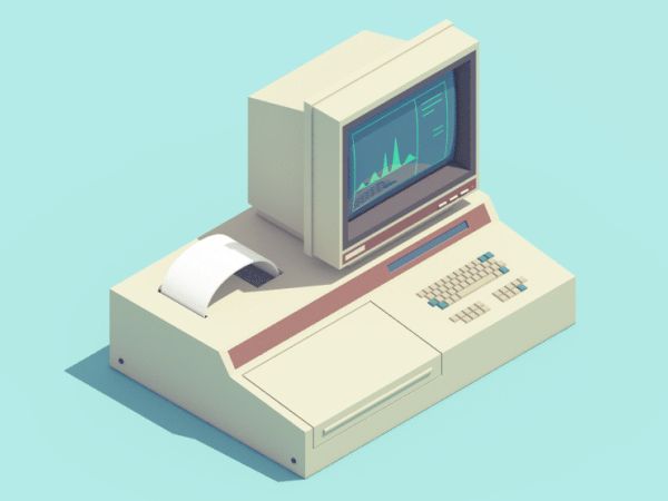 3D isometric animations of 90s electronic items - Helena