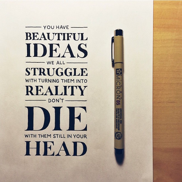 Beautiful Inspiring Hand Lettered Tips For Creatives