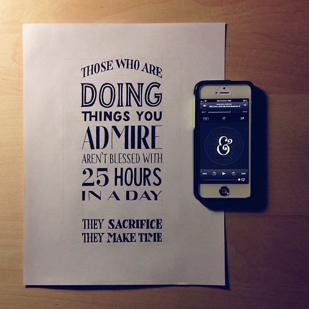Beautiful, inspiring hand-lettered tips for creatives - 17
