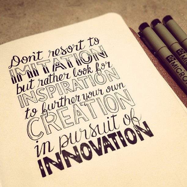 Beautiful, inspiring hand-lettered tips for creatives - 22