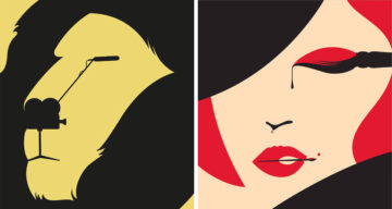 60 Brilliant Negative Space Illustrations By Noma Bar