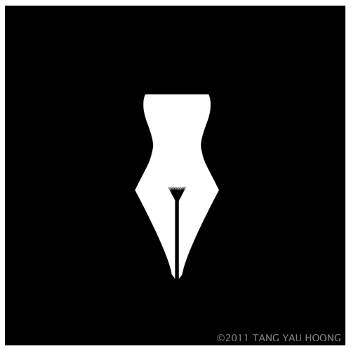 Negative space art illustrations by Tang Yau Hoong - 11