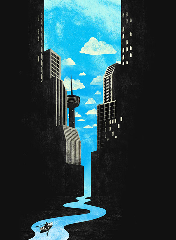 45 Brilliant Negative Space Artworks